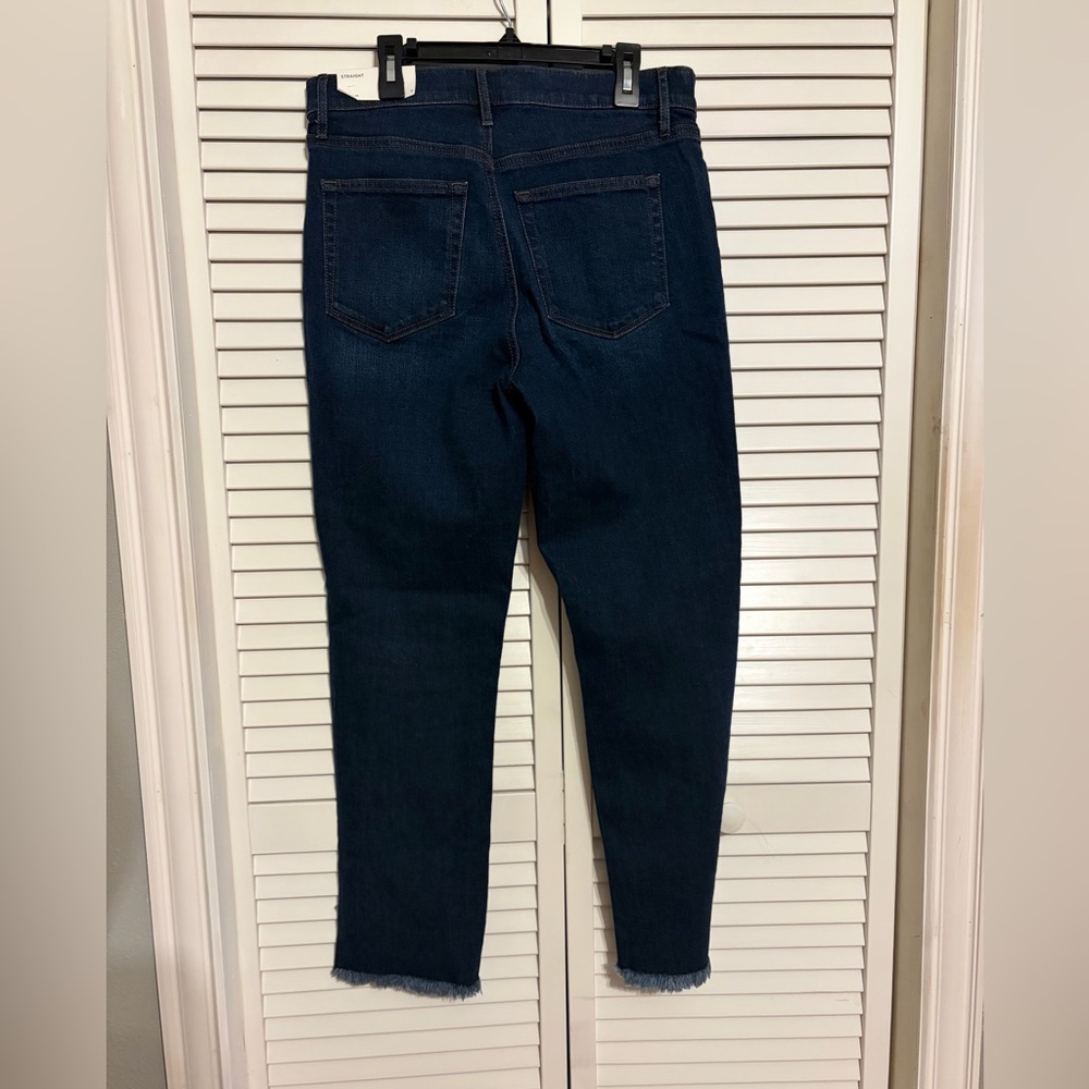Dark Blue Women's Jeans - Picture 2 of 2